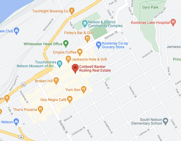 Map of Nelson